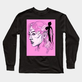 Taeyeon - Elf sketch Long Sleeve T-Shirt